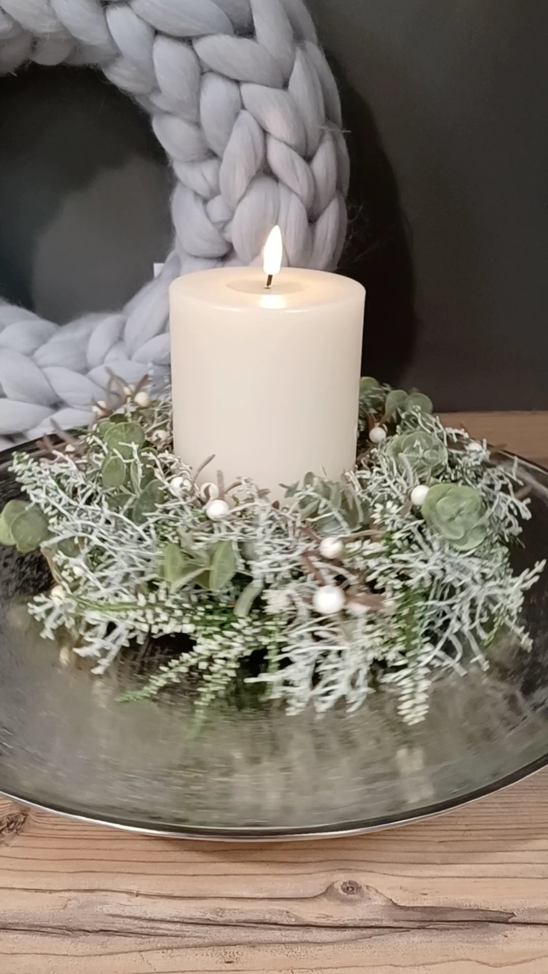 Lichterzauber im Kranz