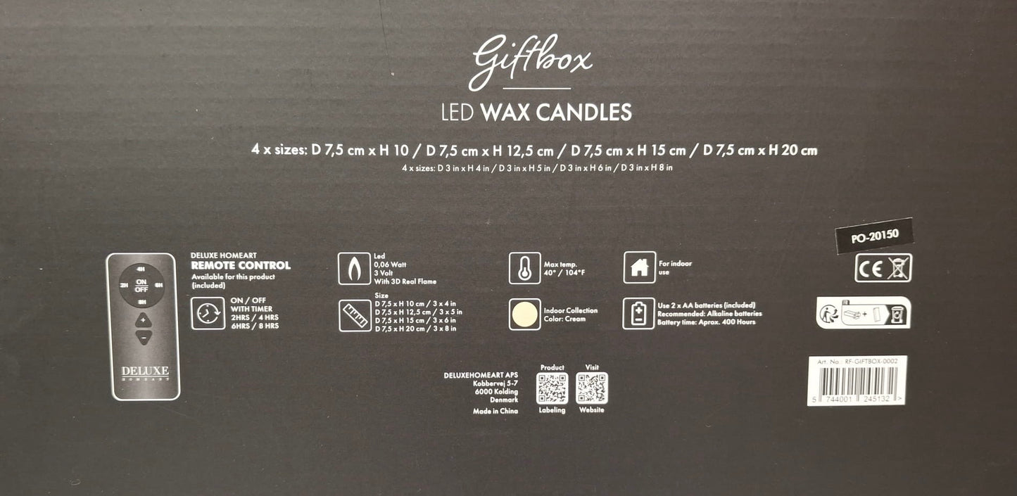 Deluxe Kerzen Giftbox