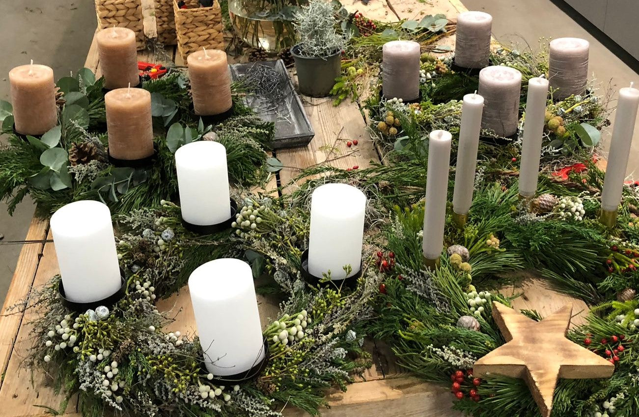 Workshop 18.11.25 Adventskranz